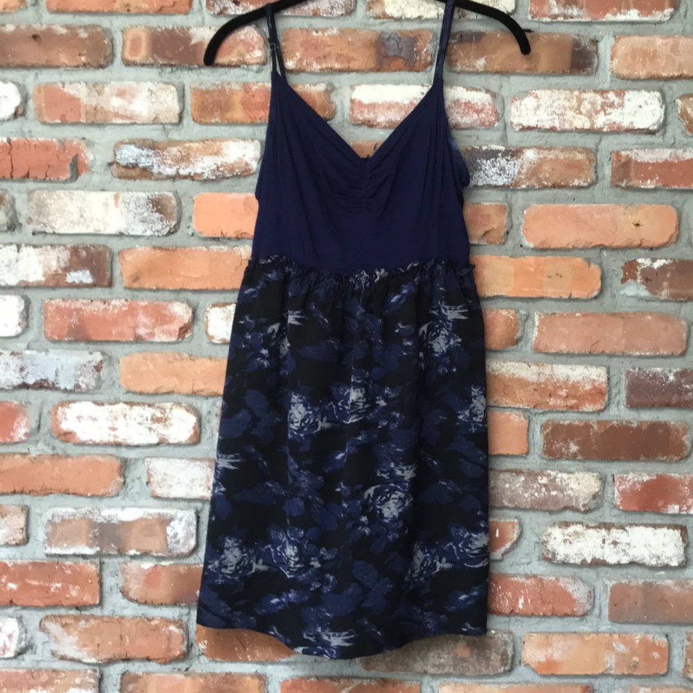 Silence + Noise Navy Dress